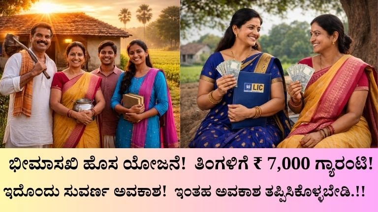 LIC Bima Sakhi ಯೋಜನೆ 2026:ದೊಡ್ಡ ಅವಕಾಶ!